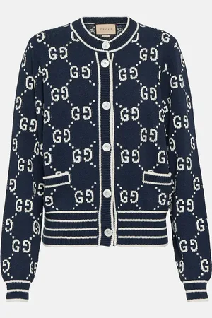 Gucci Cardigan GG en jacquard de coton mélangé