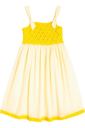 ZIMMERMANN Robe Junie en coton et crochet