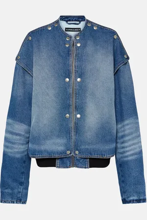 Y / PROJECT Veste bomber Snap Off en jean