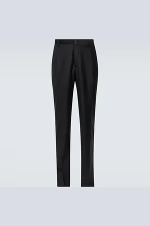Giorgio Armani Pantalon slim en laine et cachemire
