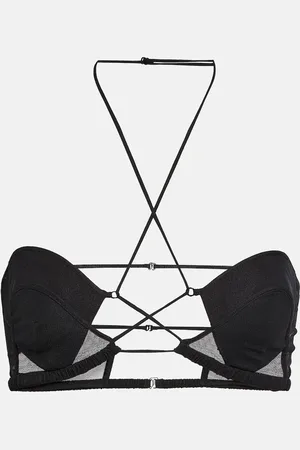 Nensi Dojaka Soutien-gorge en laine et tulle