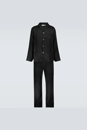 DEREK ROSE Ensemble de pyjama Woburn rayé en soie