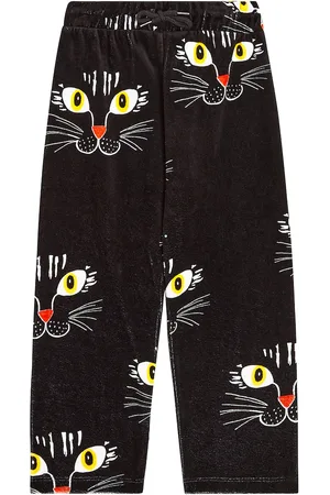 Mini Rodini Pantalon de survêtement imprimé en velours