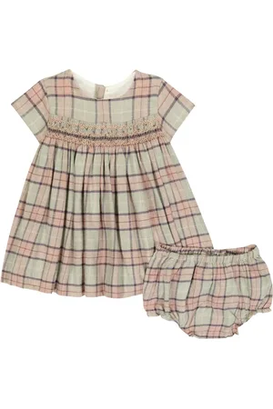 BONPOINT Bébé – Ensemble robe et culotte bloomer Maruska à carreaux