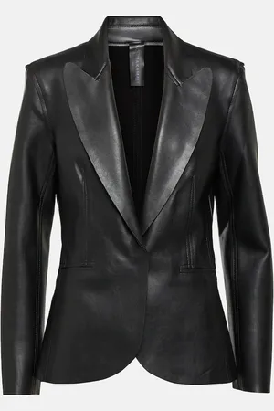 Norma Kamali Blazer en cuir synthétique