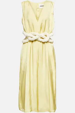 Jil Sander Combi-pantalon en satin à ornements