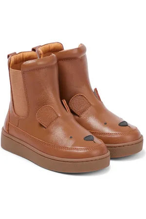 Donsje Bottes Wadudu en cuir