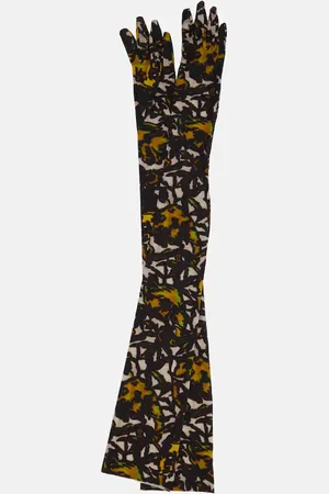 DRIES VAN NOTEN Gants imprimés