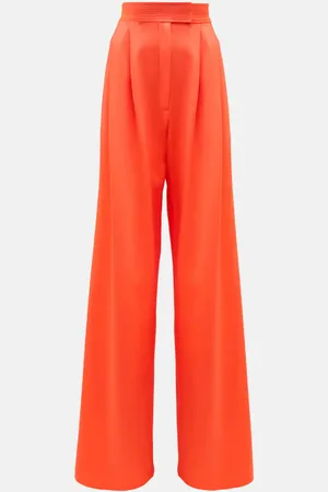 ALEX PERRY Pantalon ample Patton en crêpe de satin