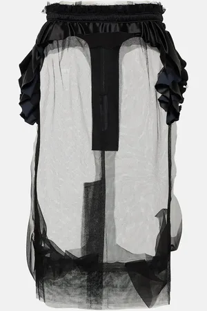 Maison Margiela Jupe midi en tulle