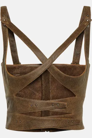 Jean Paul Gaultier X KNWLS – Bustier en cuir