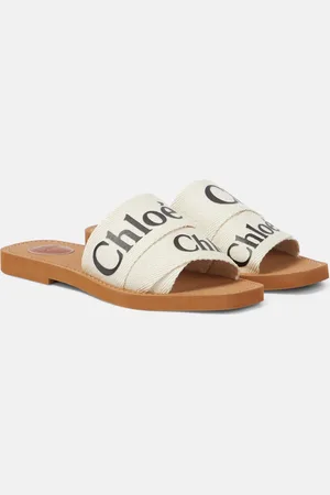 Chloé Chloé Mules Woody en toile