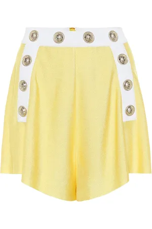 Balmain Short à taille haute
