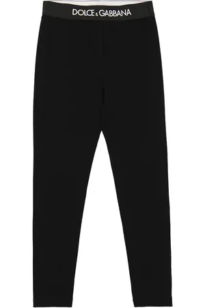 Dolce & Gabbana Legging en coton mélangé à logo