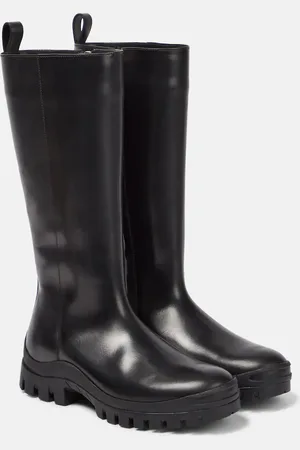 The Row Bottes de pluie Greta en cuir