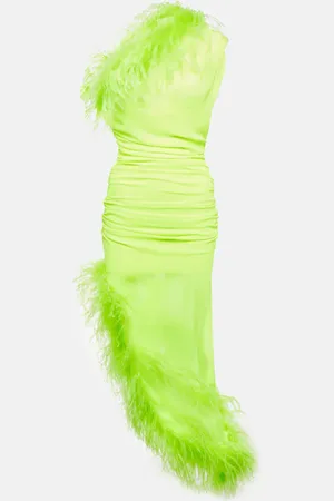 GIUSEPPE DI MORABITO Robe midi à plumes