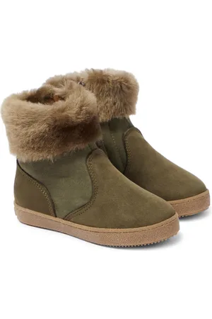 PèPè PèPè Bottines en daim et shearling