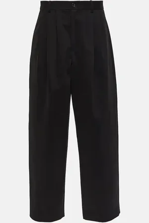 The Row Pantalon ample Rufos en coton et laine