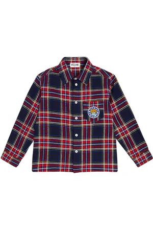 Moschino Chemise Teddy Bear en coton à carreaux