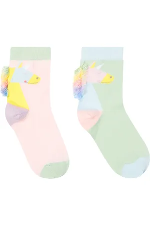 Stella McCartney Chaussettes imprimées en coton mélangé