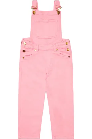 Mini Rodini Salopette en jean de coton mélangé