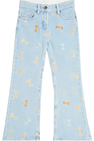 Stella McCartney Jean droit brodé