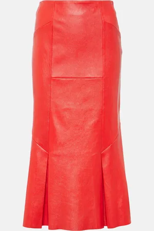 Stouls Jupe midi Lola en cuir