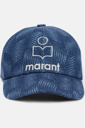 Isabel Marant Casquette Tyron en jean à logo