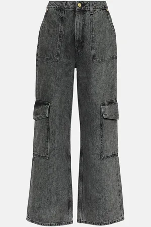 Ganni Jean cargo à taille haute