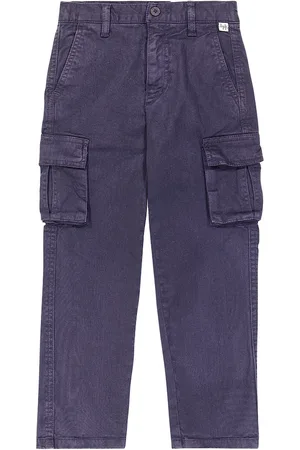 Il gufo Pantalon cargo en gabardine de coton
