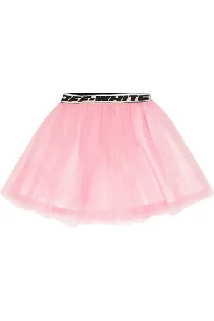 OFF-WHITE Jupe en tulle à logo