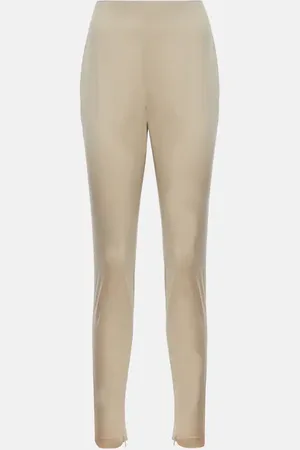 Prada Pantalon slim en coton mélangé