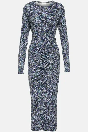 Marant Etoile Robe midi Jelina à fleurs