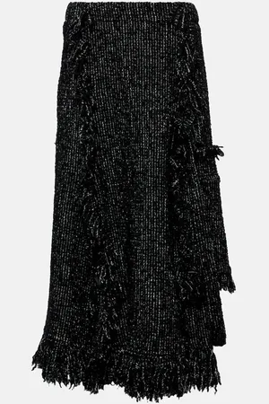 SACAI Jupe midi en tweed