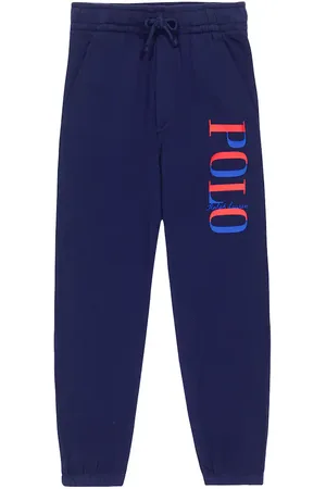 Ralph Lauren Pantalon de survêtement en coton à logo