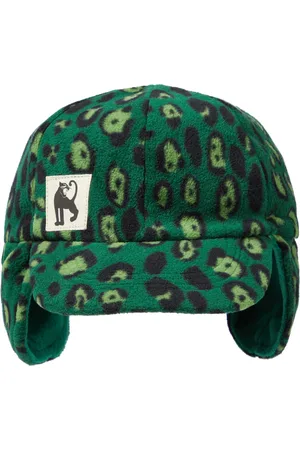 Mini Rodini Chapeau à motif léopard