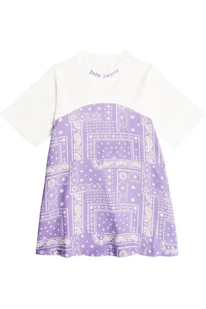 Palm Angels Robe Astro Paisley en coton