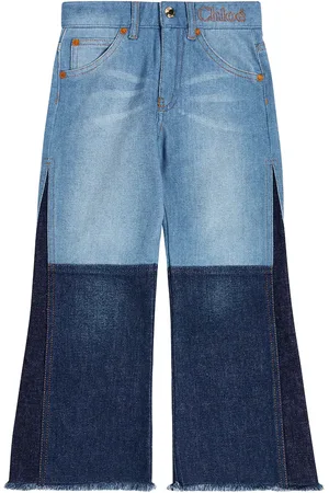 Chloé Chloé Kids Jean ample à empiècements