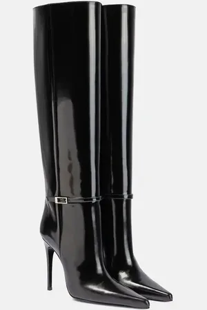 Saint Laurent Bottes Vendome 110 en cuir