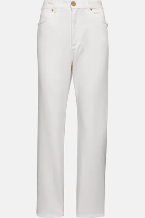 Balmain Jean droit à taille haute
