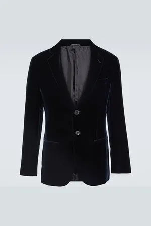Giorgio Armani Veste de smoking en velours