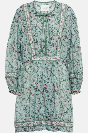 Marant Etoile Robe en coton à fleurs