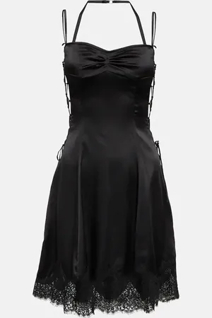 Didu Robe en soie et dentelle