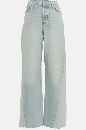 7 for all Mankind Jean ample Zoey à taille haute