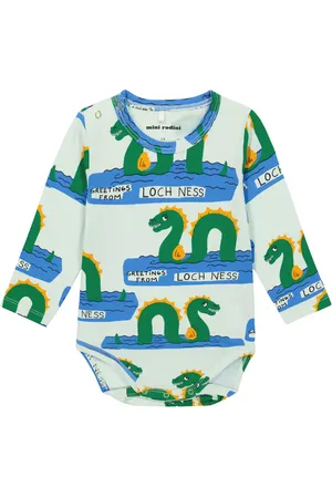Mini Rodini Bébé – Grenouillère imprimée en coton mélangé