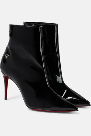 Christian Louboutin Bottes Sporty Kate 85 en cuir verni