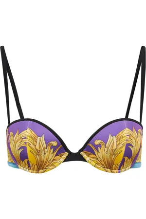 VERSACE Haut de bikini imprimé