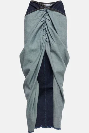 Alaïa Alaïa Jupe longue en jean