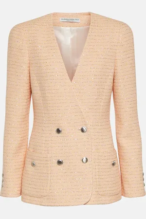 Alessandra Rich Veste en bouclé