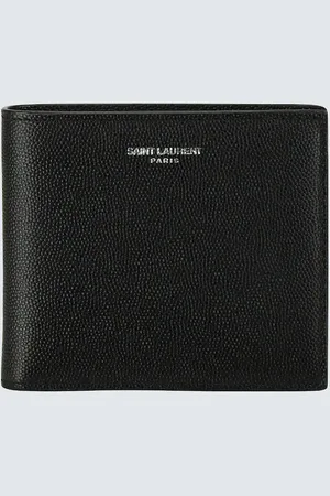 Saint Laurent Porte-monnaie East/West en cuir